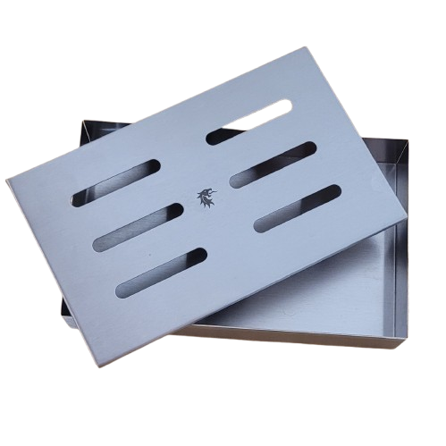 geöffnete Räucherbox